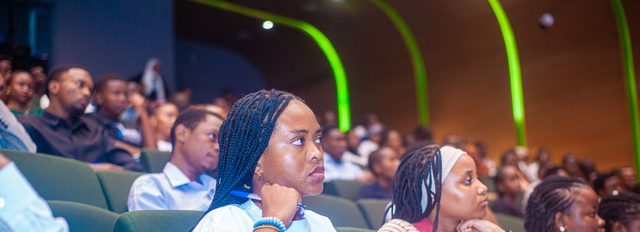 Young participant focused during a Digital Economy Africa youth financial literacy session